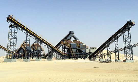 600t/h Limestone Crushing Project in Saudi Arabia